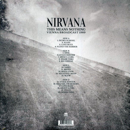 Nirvana This Means Nothing: Vienna Broadcast 1989 2xLP Vinyl Record