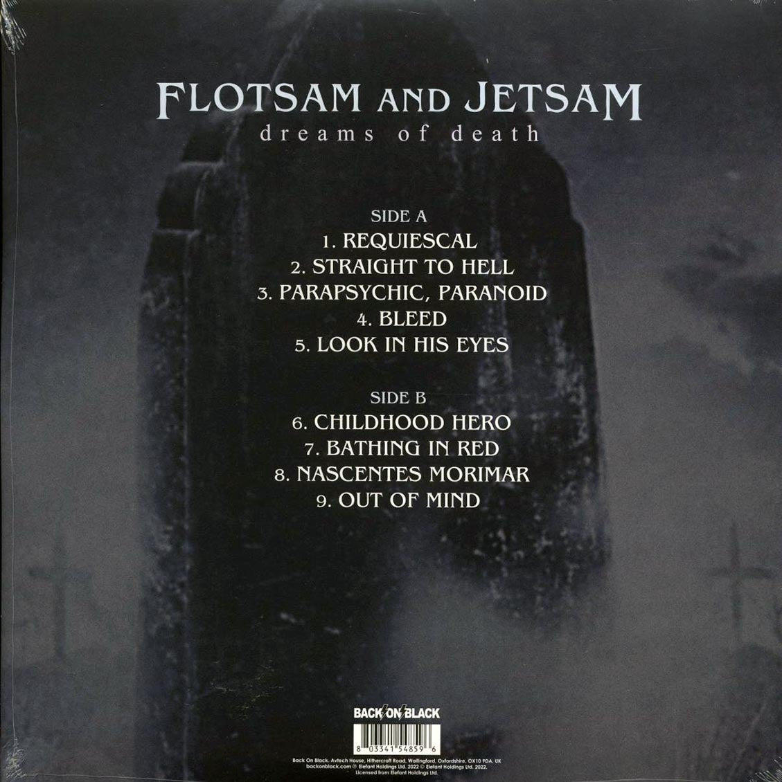 Flotsam & Jetsam - Dreams Of Death (ltd. ed.) (clear vinyl) Vinyl Record