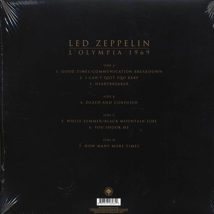 Led Zeppelin L'Olympia 1969 2xLP Vinyl Record