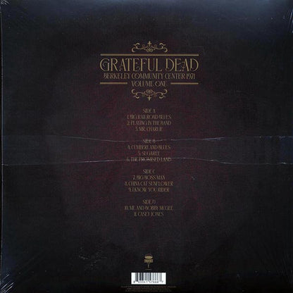 Grateful Dead Berkeley Community Center 1971 Volume 1 Vinyl Record