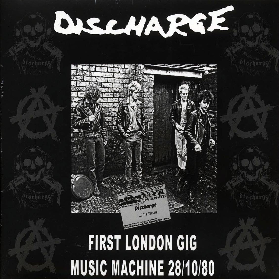 Discharge - First London Gig: Music Machine 28/10/80 (ltd. ed.) (clear vinyl) Vinyl Record