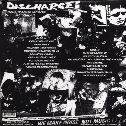 Discharge - First London Gig: Music Machine 28/10/80 (ltd. ed.) (clear vinyl) Vinyl Record