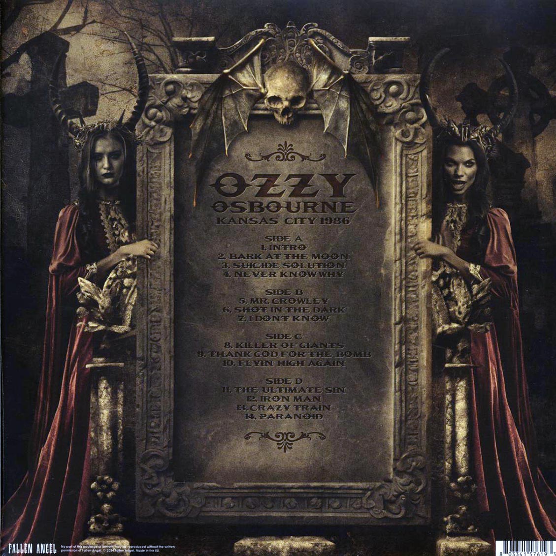 Ozzy Osbourne - Kansas City 1986: The Classic Missouri Broadcast (ltd. ed.) (2xLP) (white vinyl) Vinyl Record