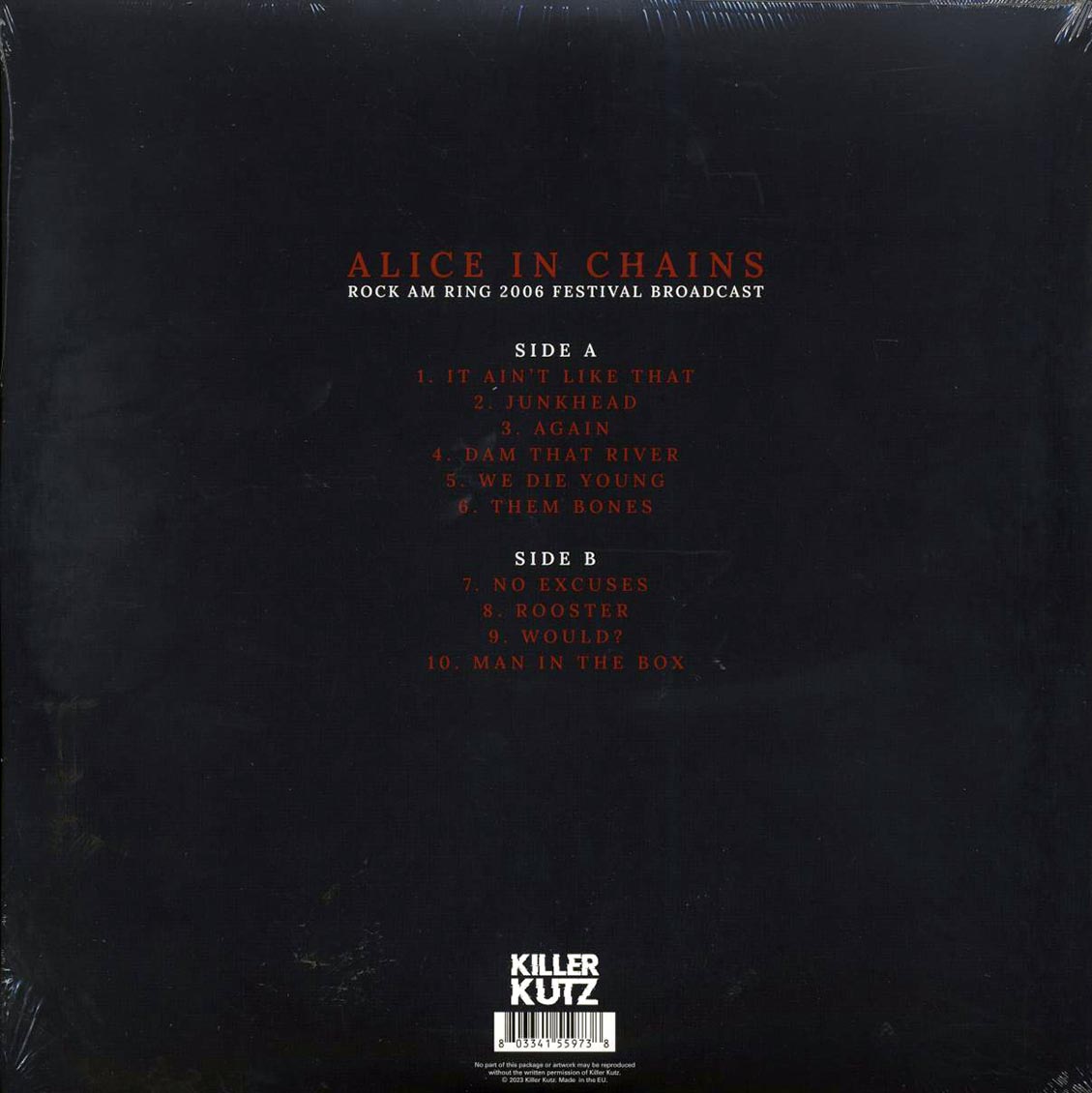 Alice In Chains - Rock AM Ring 2006 Festival Broadcast (ltd. ed.) (red vinyl) Vinyl Record
