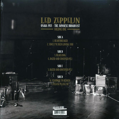 Led Zeppelin Osaka 1971 Volume 1: The Japanese Broadcast ltd. ed. 2xLP clear Vinyl Record