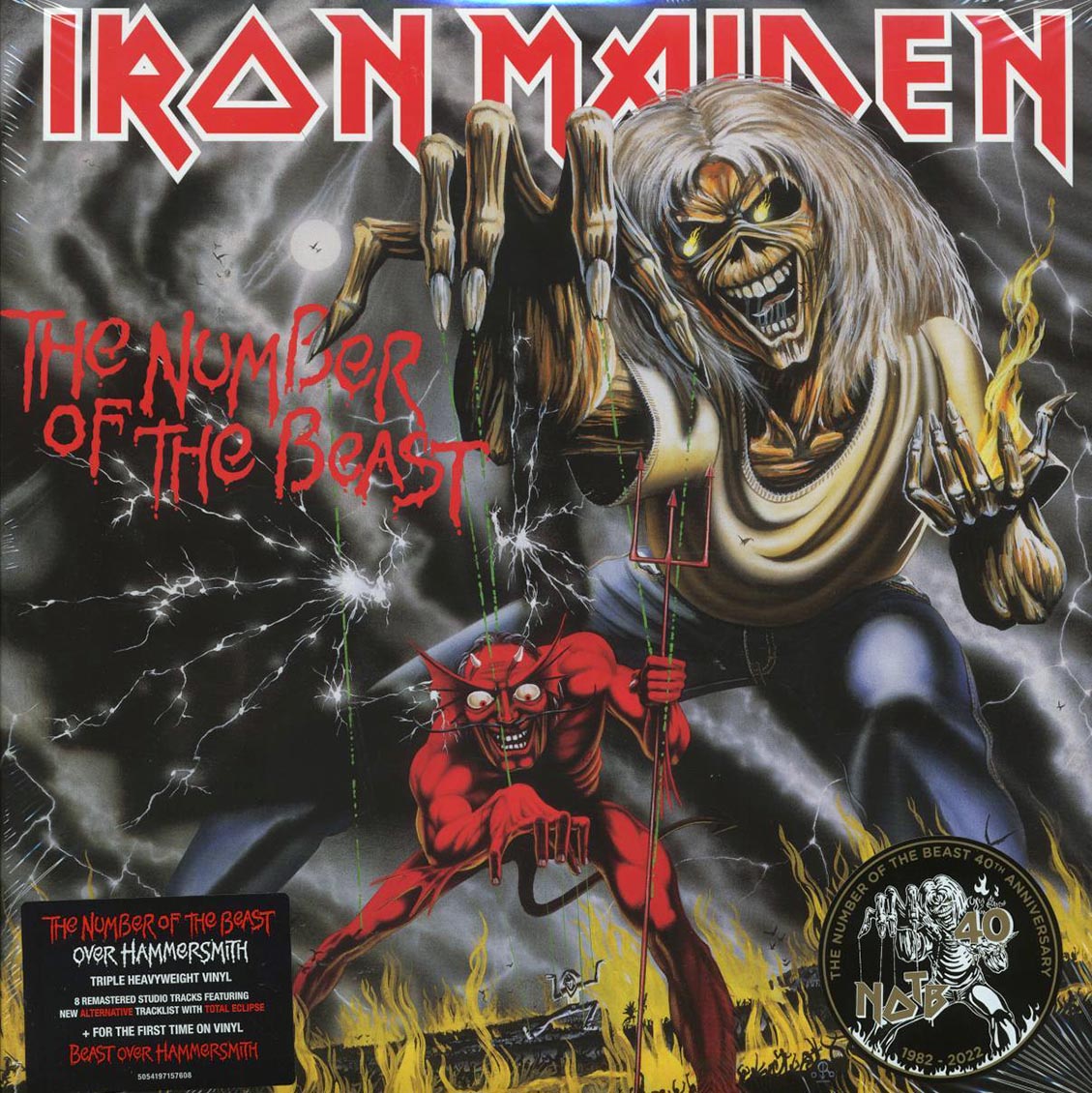 Iron Maiden The Number Of The Beast + Beast Over Hammersmith 40th Anniv. Ed. +18 bonus tracks 180g remastered Vinyl Record