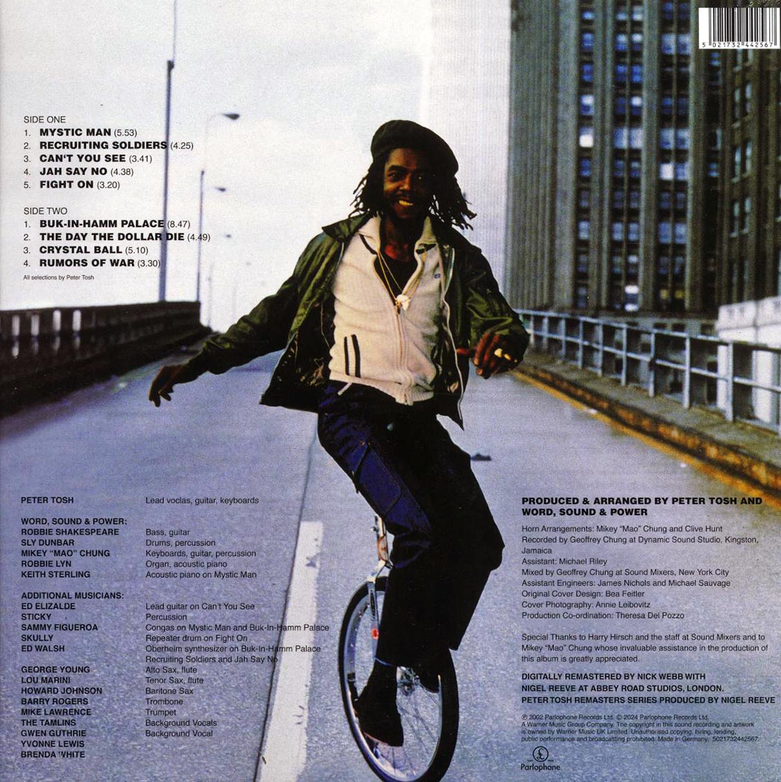 Peter Tosh - Mystic Man (ltd. ed.) (remastered) (green vinyl) Vinyl Record