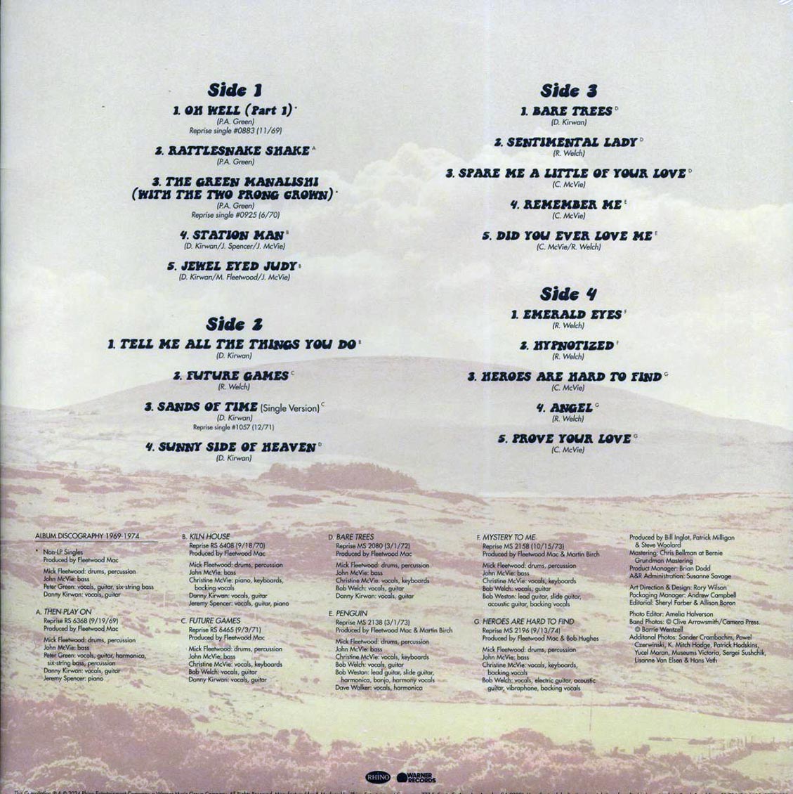 Fleetwood Mac - Best Of 1969-1974 (2xLP) (180g) Vinyl Record