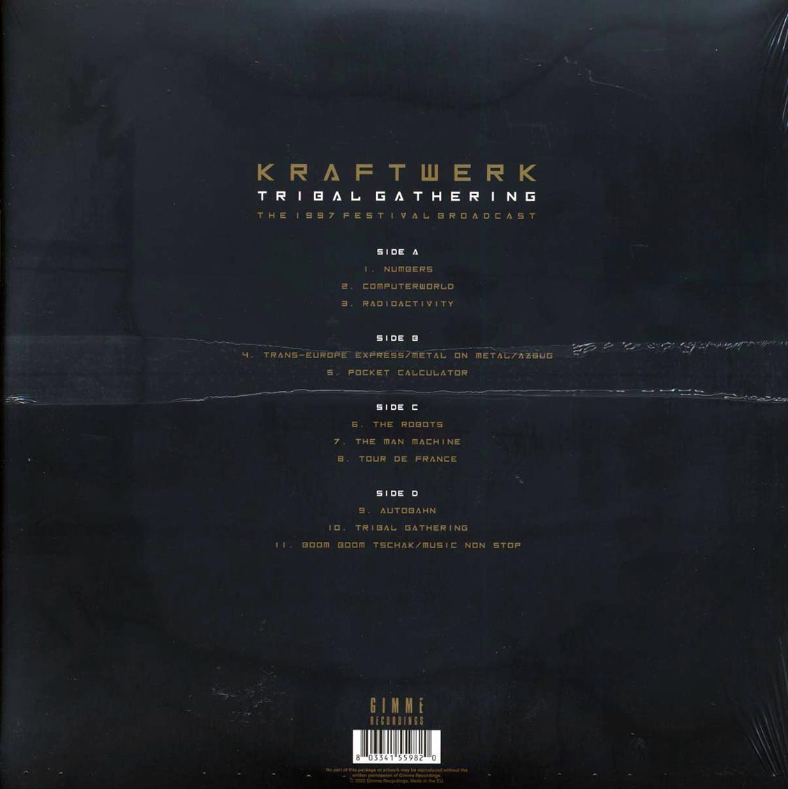 Kraftwerk - Tribal Gathering: The 1997 Festival Broadcast (2xLP) Vinyl Record
