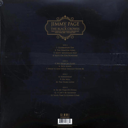 Jimmy Page, The Black Crowes - New York 2000 Volume 1: The Complete Jones Beach Broadcast (2xLP) Vinyl Record