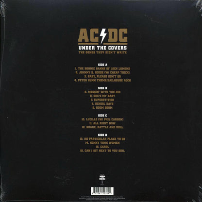 ACDC Under The Covers: The Songs They Didn't Write ltd. ed. 2xLP clear Vinyl Record