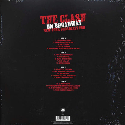 The Clash - On Broadway: New York Broadcast 1981 (ltd. ed.) (2xLP) (red vinyl) Vinyl Record