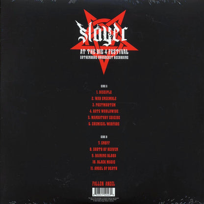 Slayer - At The Big 4 Festival: Gothenburg Broadcast Recording Vinyl Record