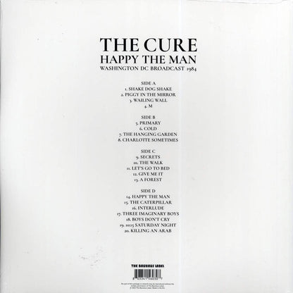 The Cure Happy The Man: Washington DC Broadcast 1984 ltd. ed. 2xLP clear Vinyl Record