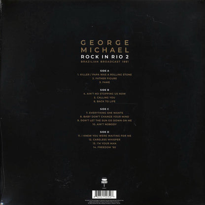 George Michael - Rock In Rio 2: Brazilian Broadcast 1991 (ltd. ed.) (2xLP) (clear vinyl) Vinyl Record