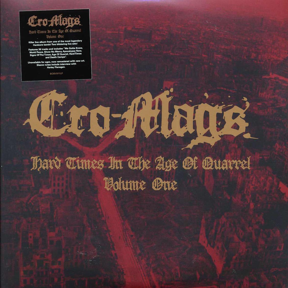 Cro-Mags - Hard Times In The Age Of Quarrel Volume 1 (2xLP) Vinyl Record