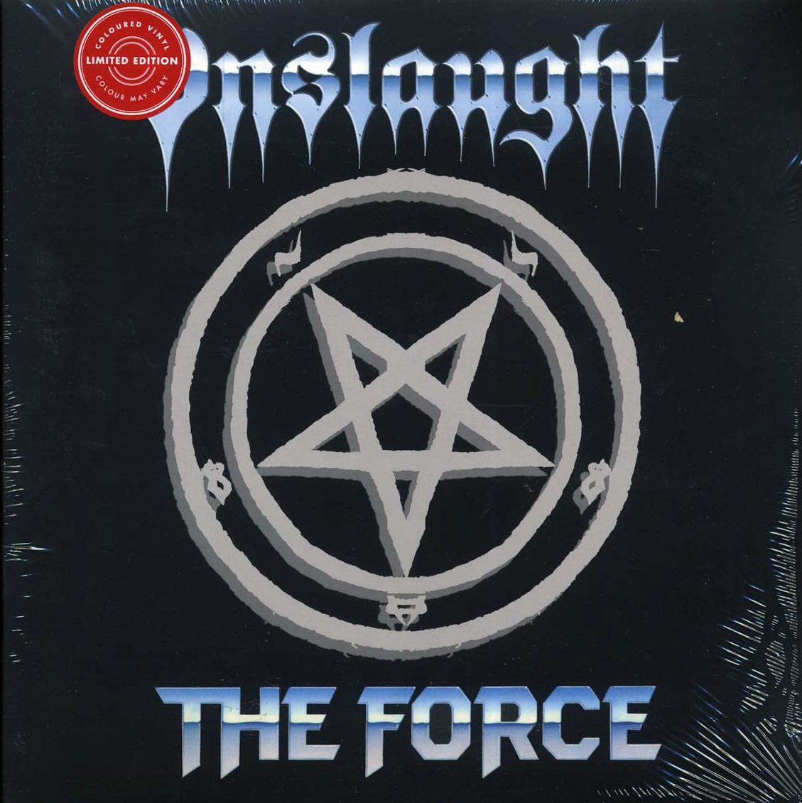 Onslaught - The Force (ltd. ed.) (2xLP) (white/blue splatter vinyl) Vinyl Record