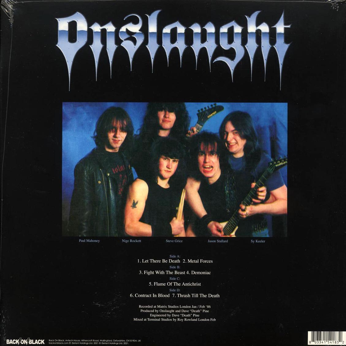 Onslaught - The Force (ltd. ed.) (2xLP) (white/blue splatter vinyl) Vinyl Record