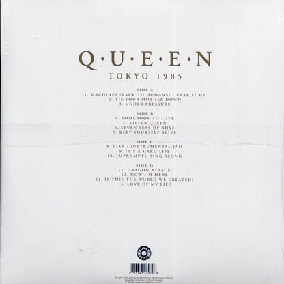 Queen Tokyo 1985 Volume 1: The Classic Japanese Broadcast ltd. ed. 2xLP red Vinyl Record
