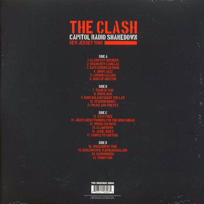The Clash - Capitol Radio Shakedown: New Jersey 1980 (ltd. ed.) (2xLP) (clear vinyl) Vinyl Record