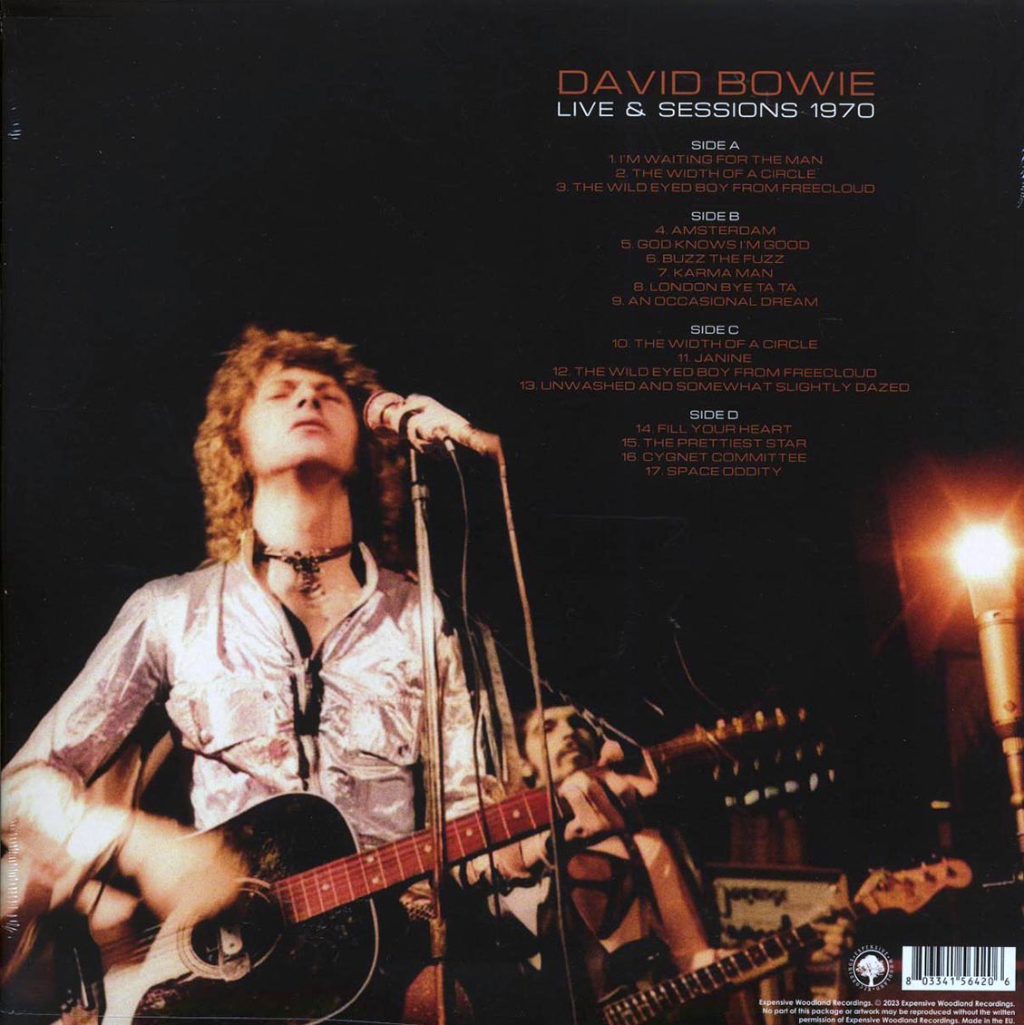 David Bowie - Live & Sessions 1970 (ltd. ed.) (2xLP) (clear vinyl) Vinyl Record