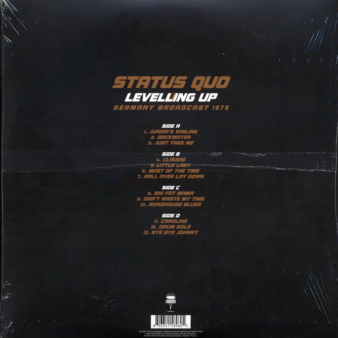 Status Quo - Levelling Up: Germany Broadcast 1975 (2xLP) Vinyl Record