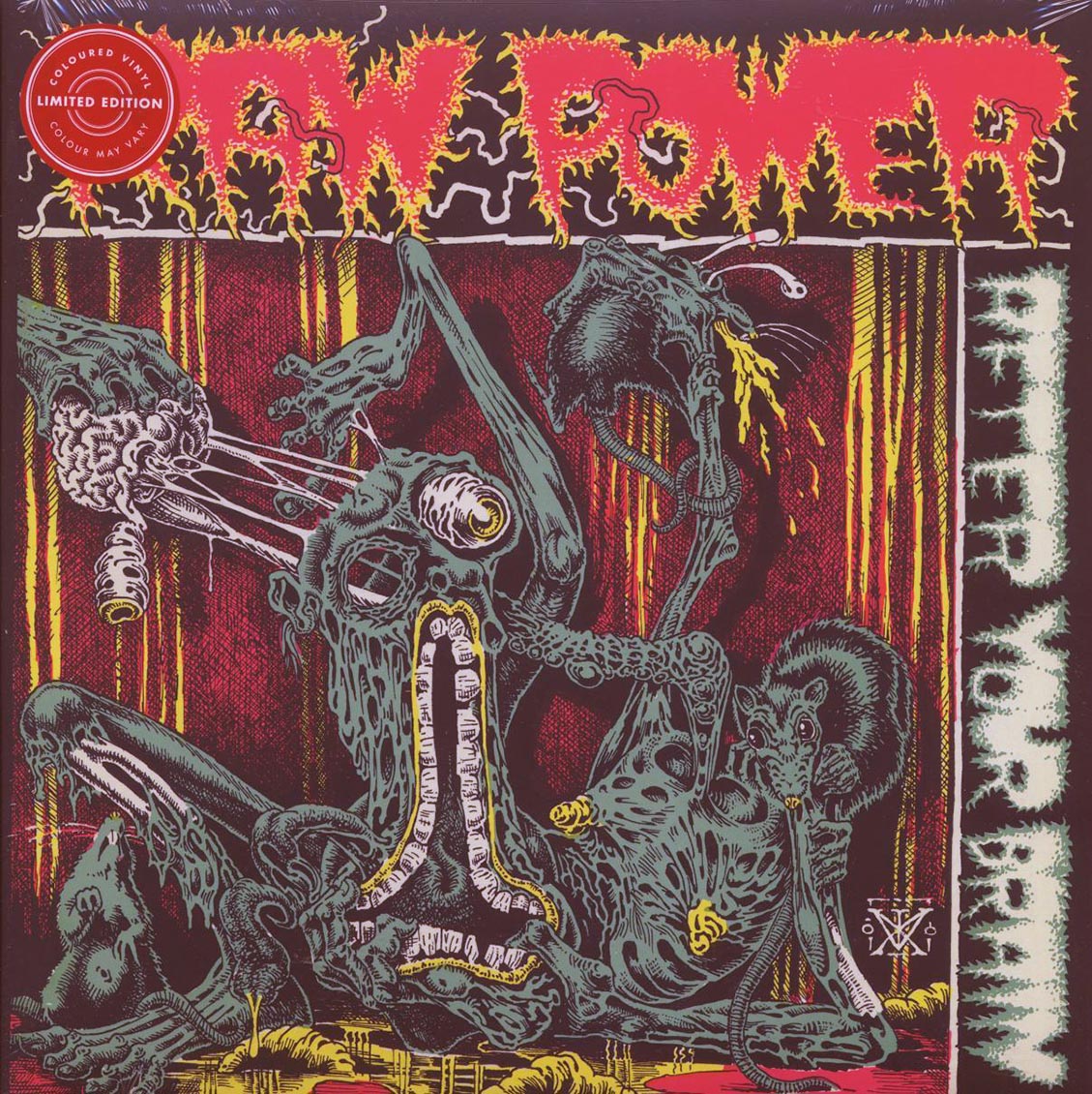 Raw Power - After Your Brain (ltd. ed.) (white/red splatter vinyl) Vinyl Record