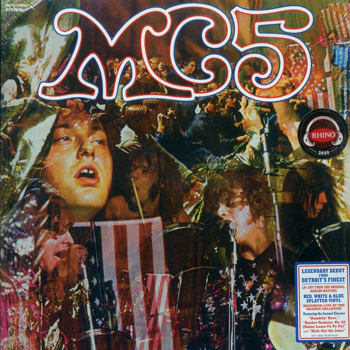 MC5 - Kick Out The Jams (ltd. ed.) (red/white/blue splatter vinyl) Vinyl Record