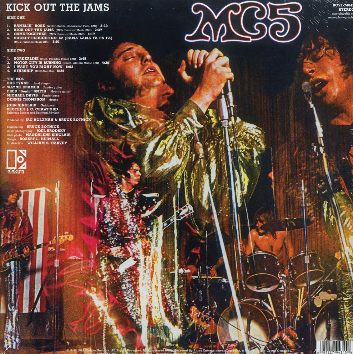 MC5 - Kick Out The Jams (ltd. ed.) (red/white/blue splatter vinyl) Vinyl Record