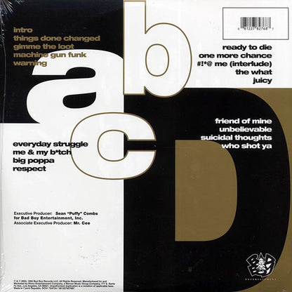 The Notorious BIG Ready To Die Limited Edition Gold Vinyl Record