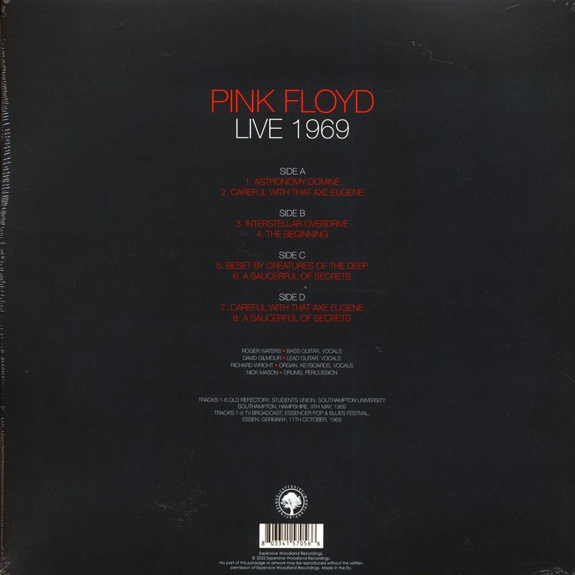 Pink Floyd - Live 1969 (ltd. ed.) (2xLP) (red vinyl) Vinyl Record