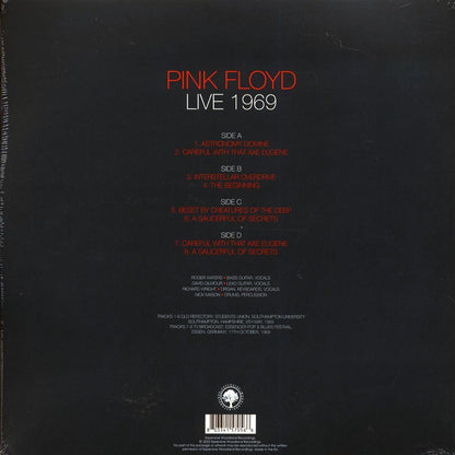 Pink Floyd - Live 1969 (ltd. ed.) (2xLP) (red vinyl) Vinyl Record