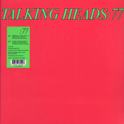 Talking Heads - Talking Heads: 77 (with Bonus LP) (+12 bonus tracks) (ltd. ed.) (2xLP) Vinyl Record