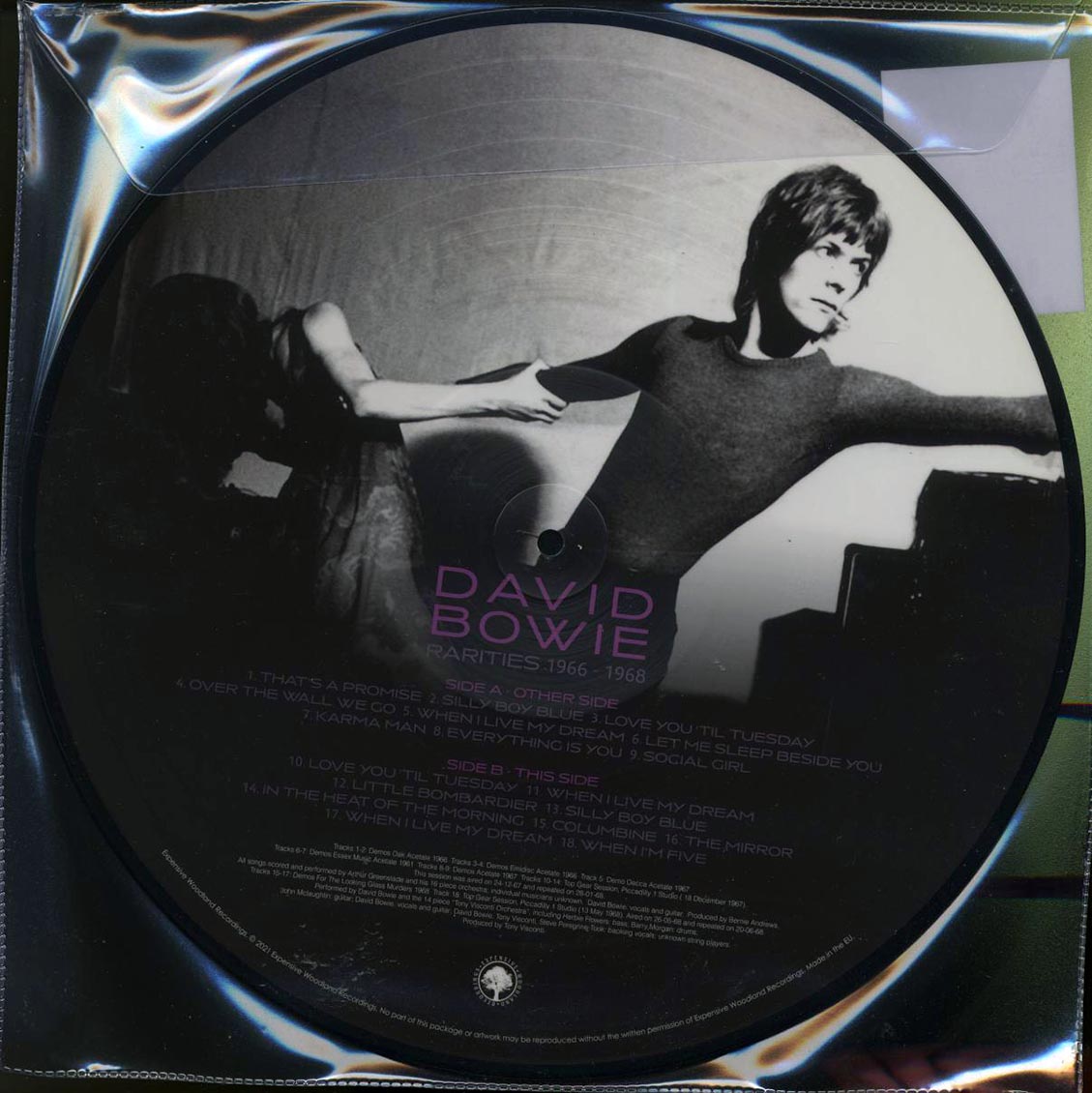 David Bowie - Rarities 1966-1968: Demos And Top Gear Sessions (picture disc) Vinyl Record