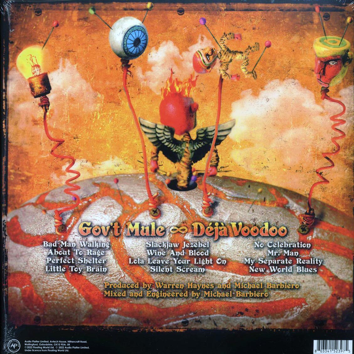 Gov't Mule - Deja Voodoo (ltd. ed.) (2xLP) (clear vinyl) Vinyl Record