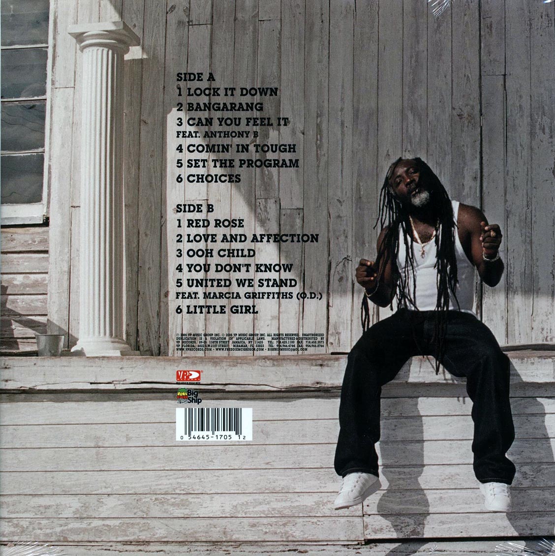 Freddie McGregor - Comin In Tough Vinyl Record