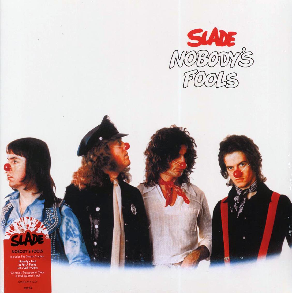Slade - Nobody's Fools (clear/red splatter vinyl) Vinyl Record