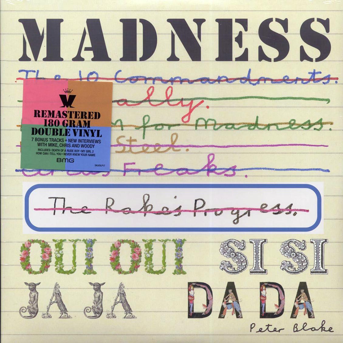 Madness - Oui Oui Si Si Ja Ja Da Da (+7 bonus tracks) (2xLP) (180g) (remastered) Vinyl Record