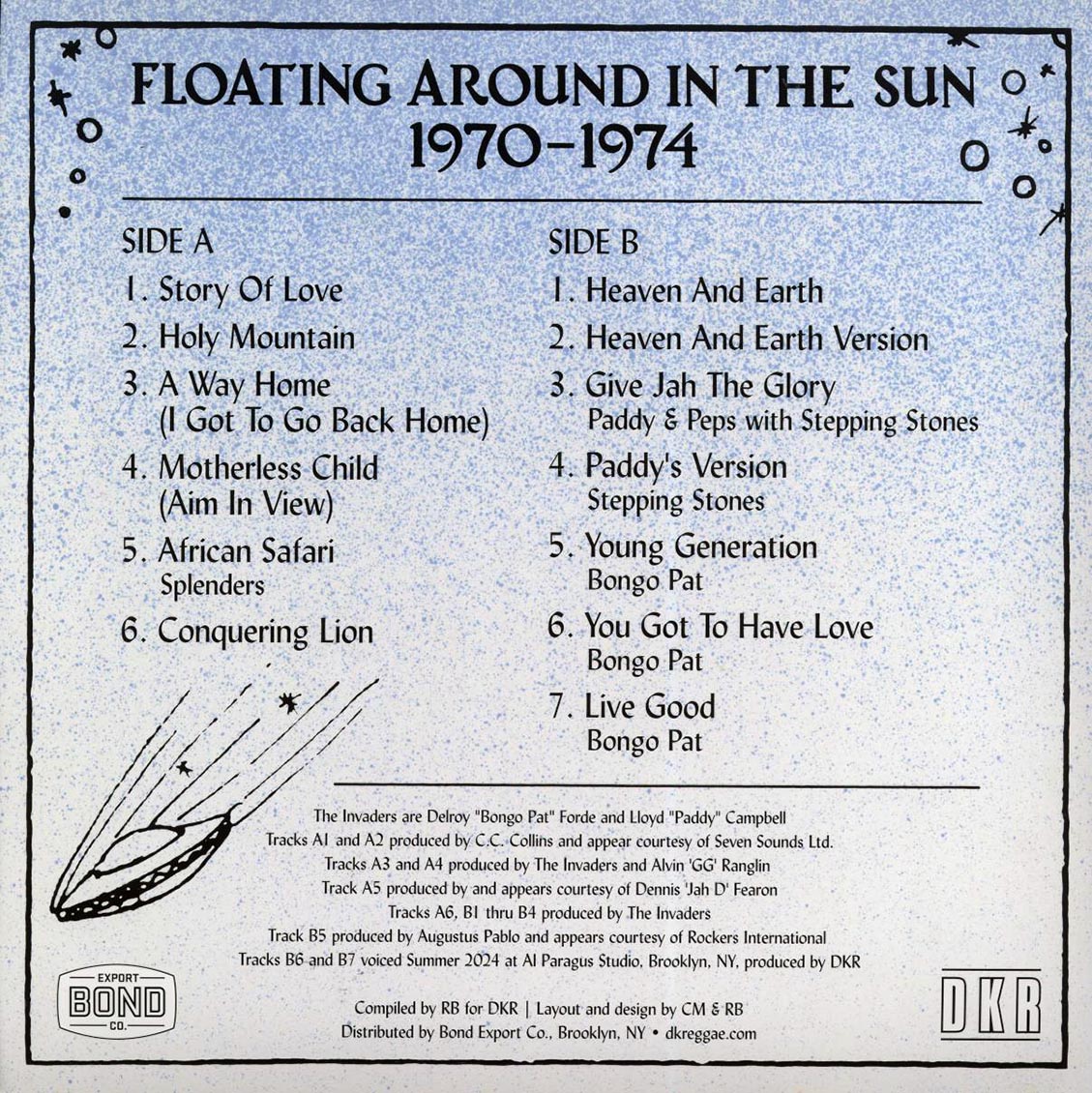 Invaders - Floating Around The Sun: 1970-1974 Vinyl Record
