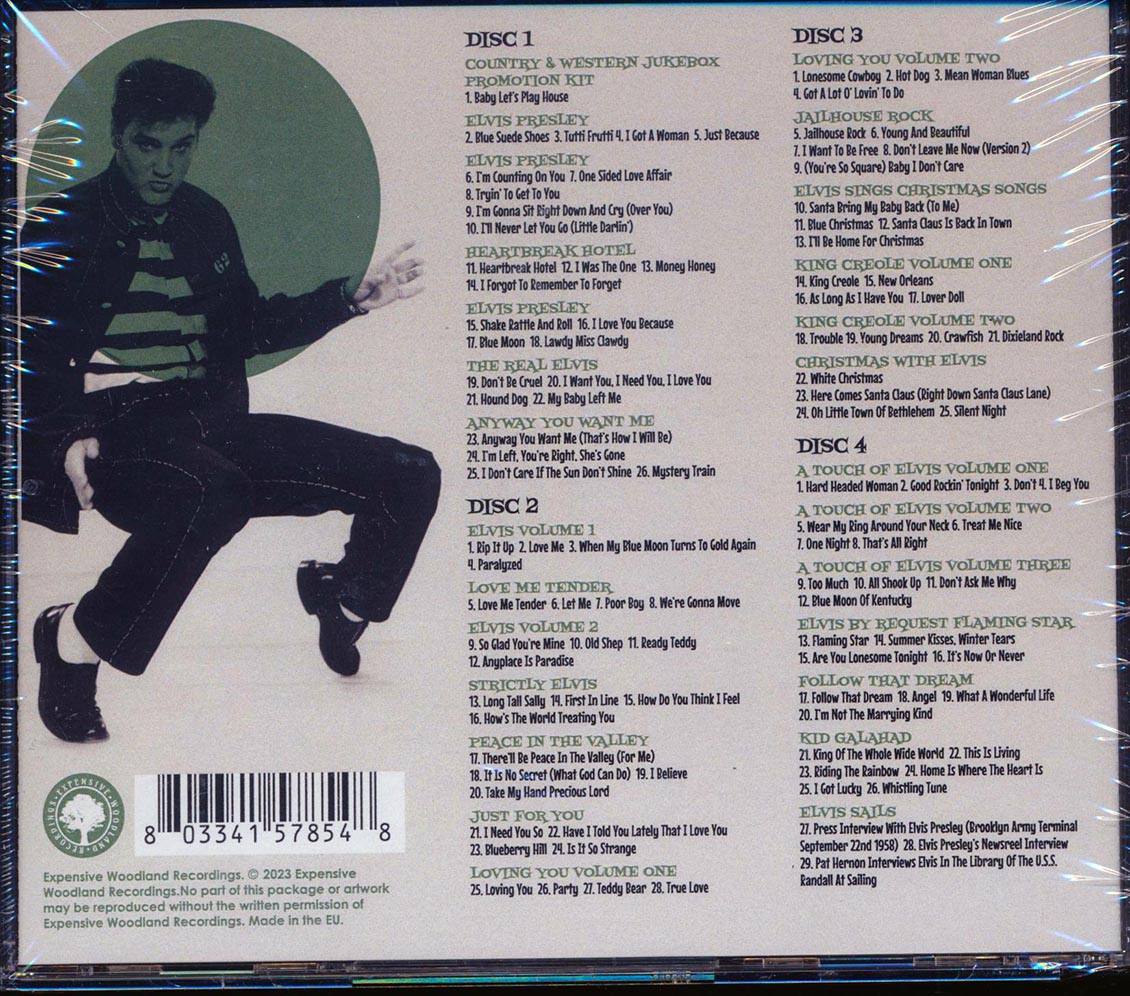 Elvis Presley - Complete USA EP Collection 1955-1962 (103 tracks) (4xCD) Music CD