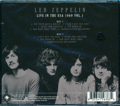 Led Zeppelin Live In The USA 1969 2xCD Music CD