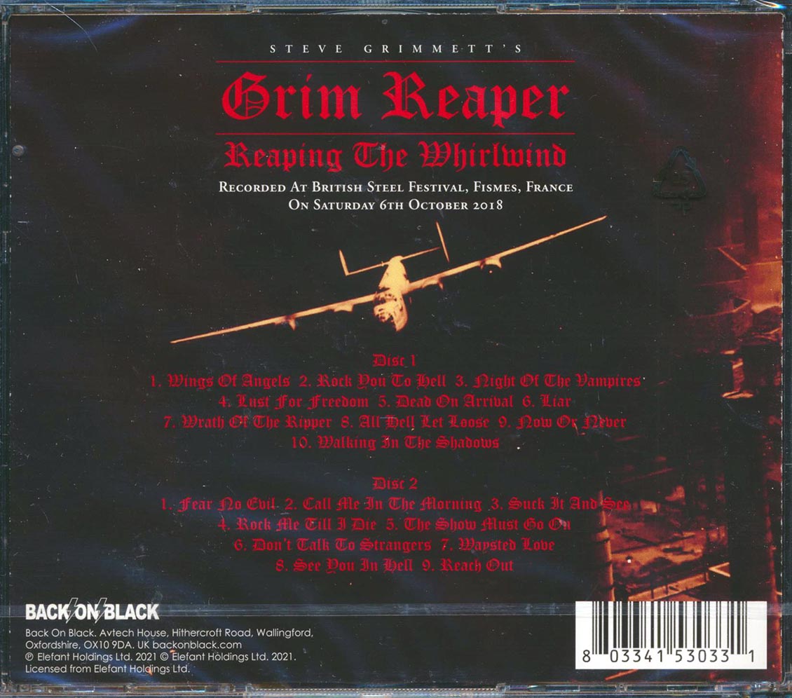Grim Reaper - Reaping The Whirlwind (2xCD) Music CD