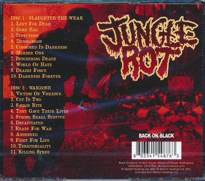 Jungle Rot - Slaughter The Weak + War Zone (21 tracks) (2xCD) Music CD