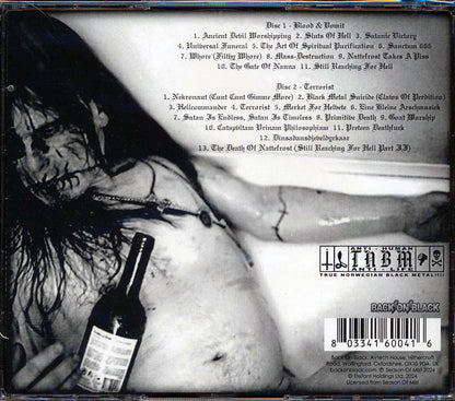 Nattefrost - Blood & Vomit + Terrorist (2 albums on 2 CDs) (24 tracks) (2xCD) Music CD