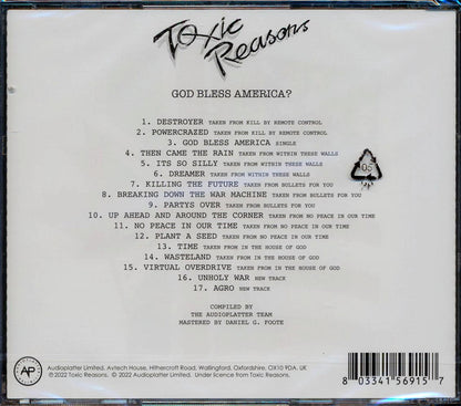 Toxic Reasons God Bless America? Music CD