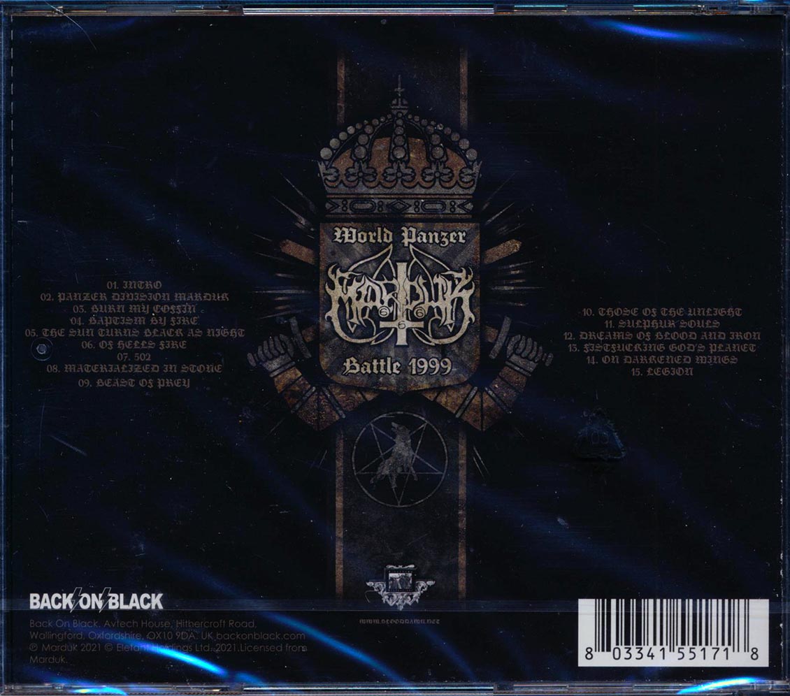 Marduk - World Panzer Battle 1999 Music CD