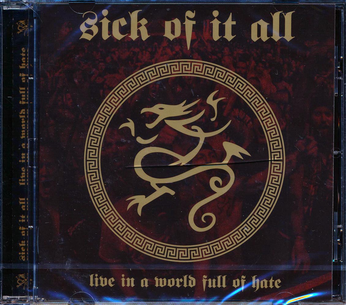 Sick Of It All - Live In A World Full Of Hate (24 tracks) Music CD