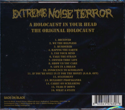 Extreme Noise Terror - The Original Holocaust Music CD