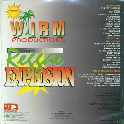 Carl Meeks, Gregory Isaacs, Screechie Ranks, Etc. - Reggae Explosion Vinyl Record