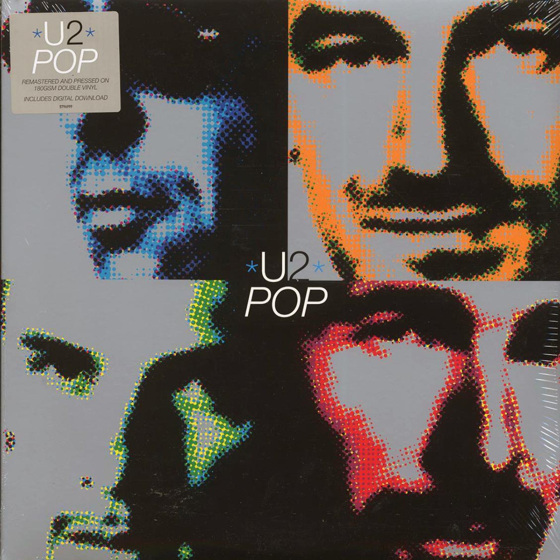 U2 Pop 2xLP 180g remastered Vinyl Record